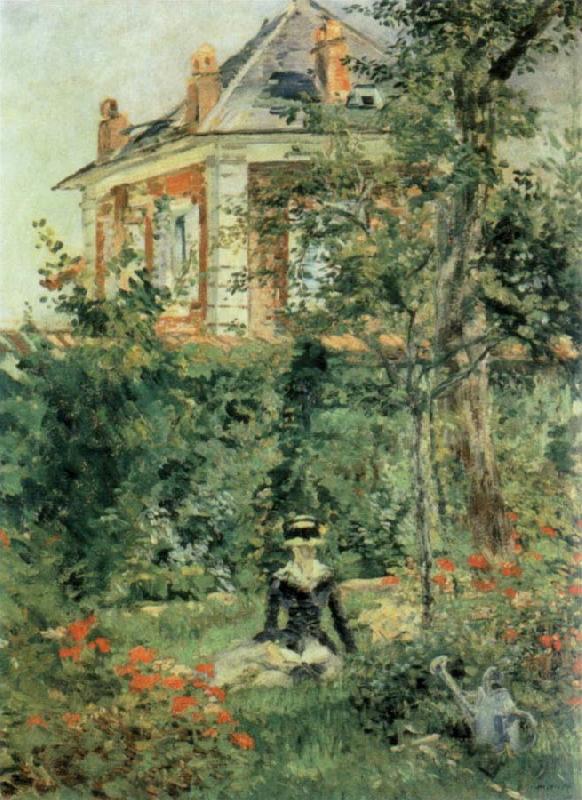 Edouard Manet Corner of the Garden at Bellevue oil painting picture